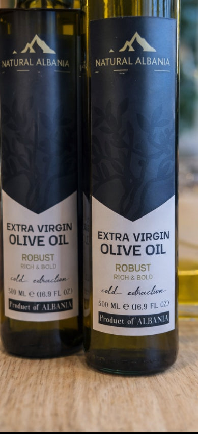 Extra Vierge Olijfolie – Robust & Koudgeperst – Product uit Albanië