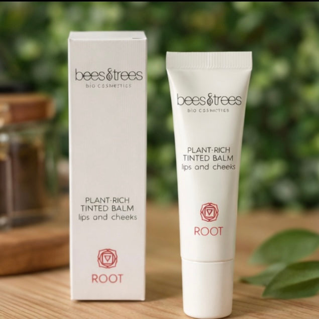 Plant-Rich Tinted Balm voor Lippen & Wangen – Bio & Natuurlijk – ROOT | Bees & Trees