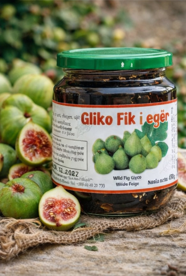 Gliko van Wilde Vijgen – Hele Vijgen in Siroop – Traditioneel Albanees Dessert