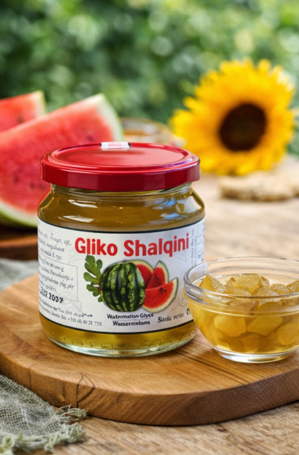 Gliko van Watermeloen – Traditionele Albanese Zoete Confiture