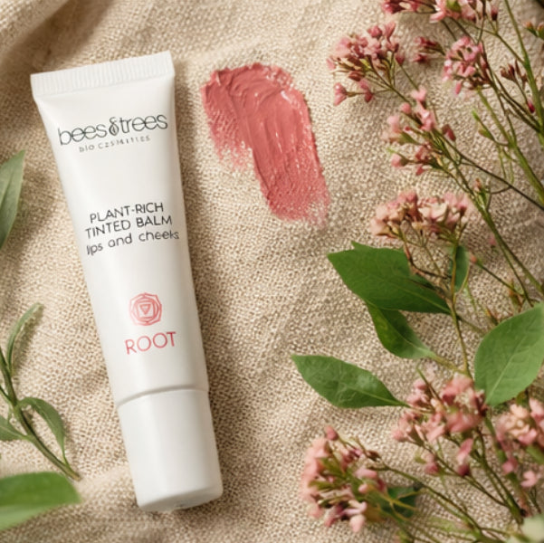 Plant-Rich Tinted Balm voor Lippen & Wangen – Bio & Natuurlijk – ROOT | Bees & Trees