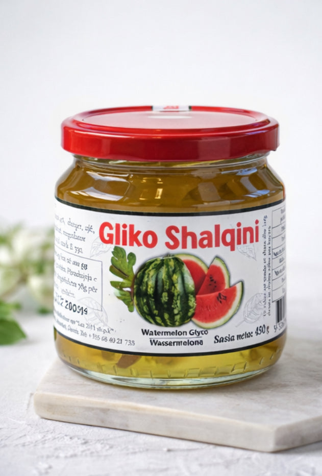 Gliko van Watermeloen – Traditionele Albanese Zoete Confiture