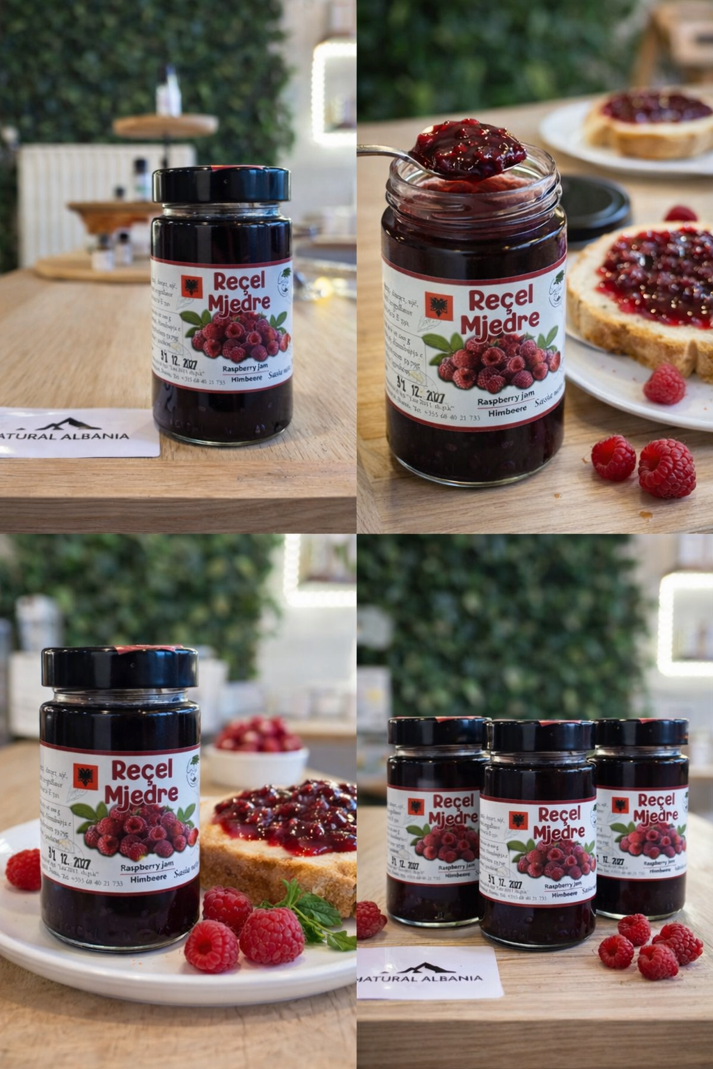 Frambozenjam – Ambachtelijke Albanese Frambozenconfituur